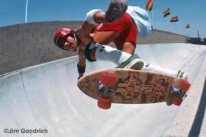 Paul Constantineau riding Dogtown Skateboard Deck