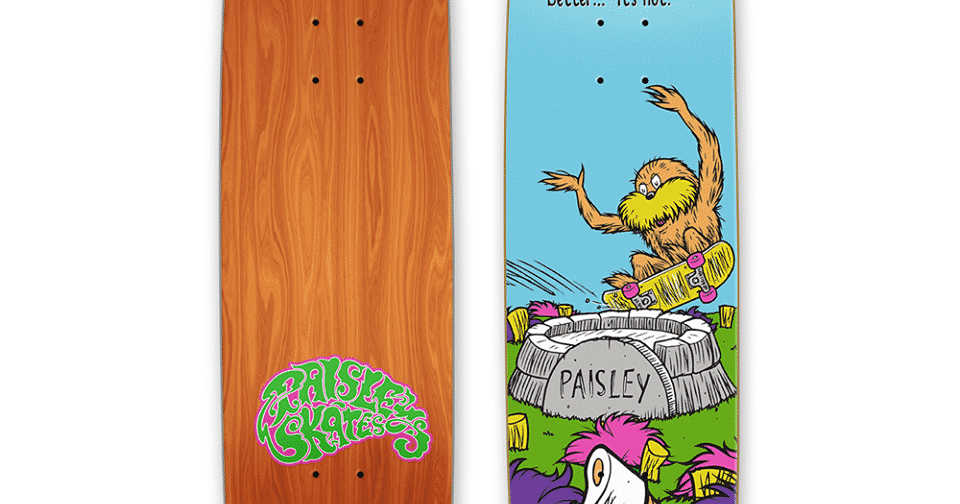 Sean Cliver "Unless II" Skateboard Deck from Paisley Skates