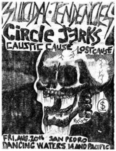 Circle Jerks 80s Skate Punk Poster