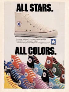 1980s Converse Chuck All Star Skate Shoes